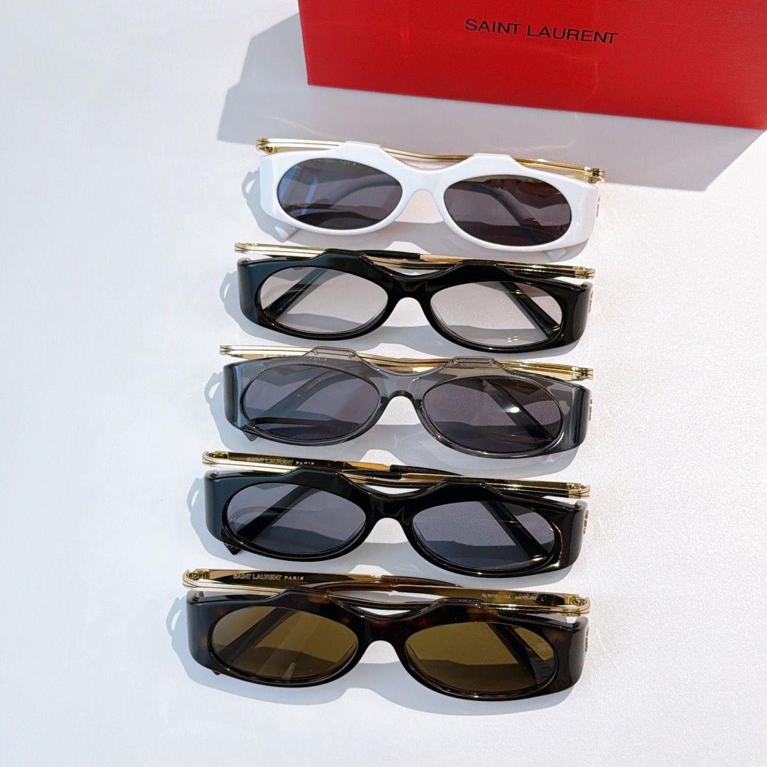 Slim Rectangular Sunglasses — Assorted Colours