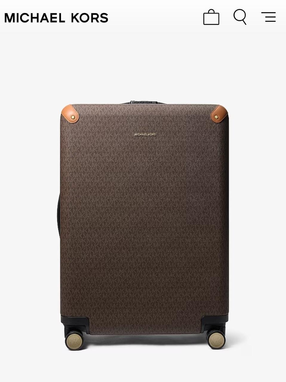 Brown Monogram Rolling Suitcase